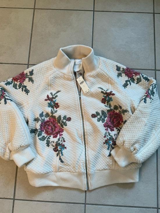 Anthropologie Jackets & Blazers - NWT Anthropologie Embroidered Quilted Jacket